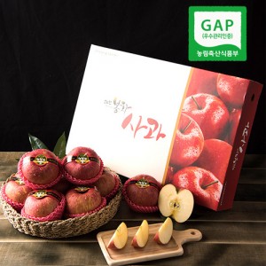 [햇살찬산사과농장][선물용]부사(미얀마) 5kg(15과) 2023년 껍질째 먹는 山사과