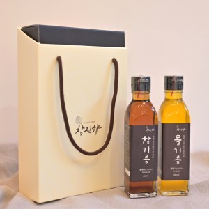 [참진향] 참기름/들기름 선물세트 180ml