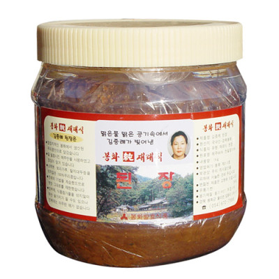 김종례순재래식 된장 1kg  전통 방식 메주 토종 장 무방부제 국산콩 100%